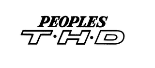 PEOPLES T.H.D trademark