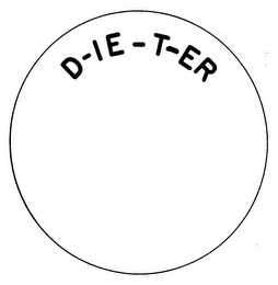 D-IE-T-ER trademark