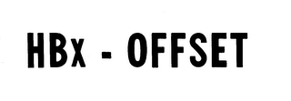 HBX-OFFSET trademark