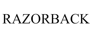 RAZORBACK trademark