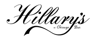HILLARY'S A CHICAGO BAR trademark