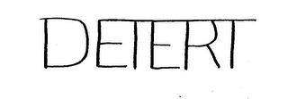 DETERT trademark