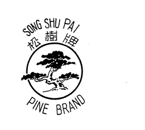 SONG SHU PAI PINE BRAND trademark