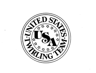 USA UNITED STATES TWIRLING TEAM trademark
