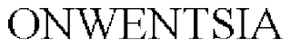 ONWENTSIA trademark