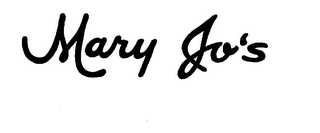 MARY JO'S trademark