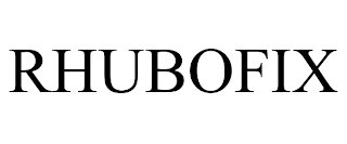 RHUBOFIX trademark
