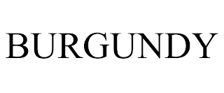 BURGUNDY trademark