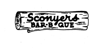 SCONYERS BAR-B QUE trademark