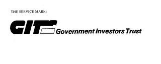 GIT GOVERNMENT INVESTORS TRUST