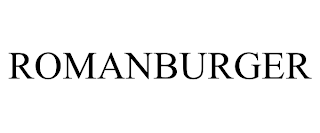 ROMANBURGER trademark