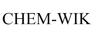 CHEM-WIK trademark