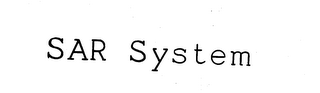 SAR SYSTEM trademark