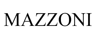 MAZZONI trademark
