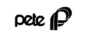 PETE P trademark