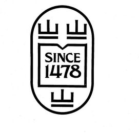 SINCE 1478 trademark