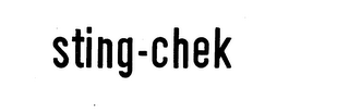 STING-CHEK trademark