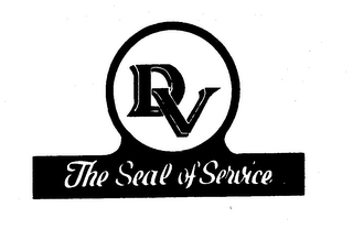 DV THE SEAL OF SERVICE trademark