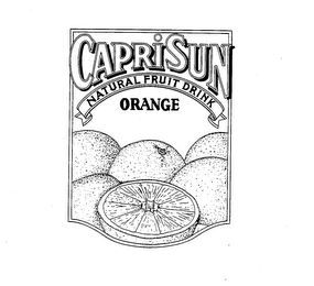 CAPRI SUN NATURAL FRUIT DRINK ORANGE