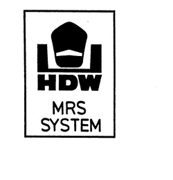 HDW MRS SYSTEM trademark
