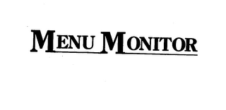 MENU MONITOR trademark