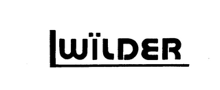 WILDER trademark