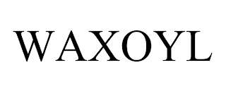 WAXOYL trademark