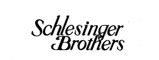 SCHLESINGER BROTHERS trademark