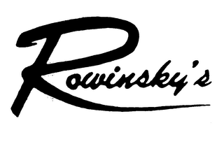 ROWINSKY'S trademark