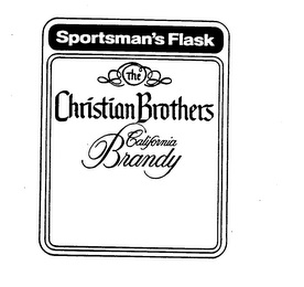 SPORTSMAN'S FLASK THE CHRISTIAN BROTHERSCALIFORNIA BRANDY