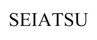 SEIATSU trademark