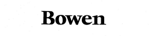 BOWEN trademark