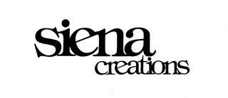 SIENA CREATIONS trademark