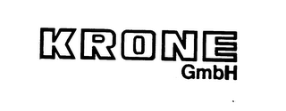 KRONE GMBH