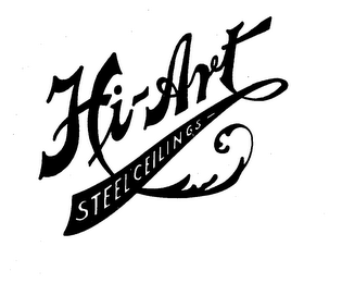 HI-ART STEEL CEILINGS trademark