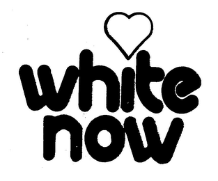 WHITE NOW trademark