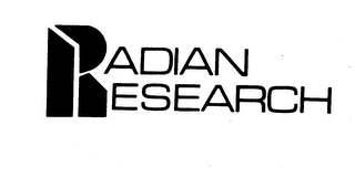 RADIAN RESEARCH trademark