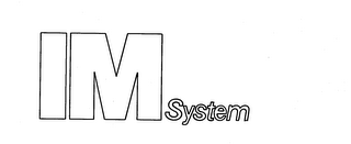 IM SYSTEM trademark