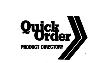QUICK ORDER PRODUCT DIRECTORY trademark