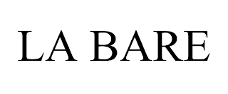 LA BARE trademark