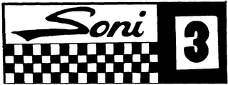 SONI 3 trademark