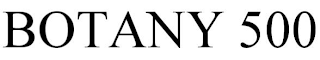 BOTANY "500" trademark