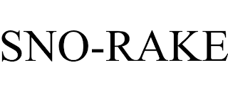 SNO-RAKE trademark