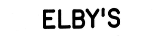 ELBY'S trademark
