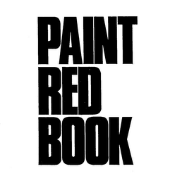 PAINT RED BOOK trademark