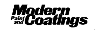 MODERN PAINT AND COATINGS trademark