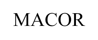 MACOR trademark