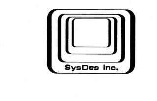 SYSDES INC. trademark