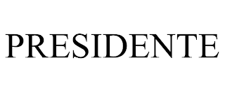 PRESIDENTE trademark