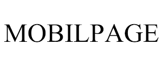 MOBILPAGE trademark